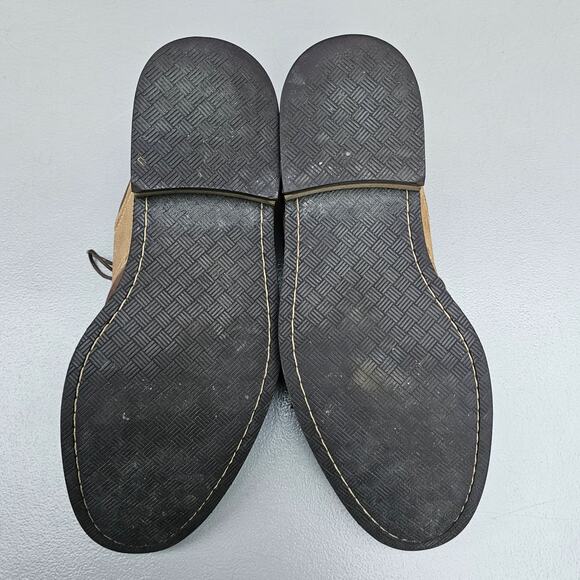 Two Tone Oxford Cole Haan Williams Size 9 Brown Leather Tan Suede Men's Dress - Picture 12 of 14